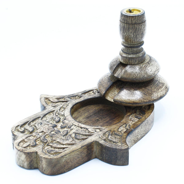 Közepes Mangófa "Folyékony Füst" Füstölőállvány- Hamsa-0