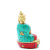Bronz Buddha Szobor - Amitabha - 9.5 cm-1