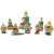 Bronz Buddha Szobor - Fekvő - 10cm-3