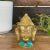 Bronz Buddha Szobor - Nagy Fej - 11.5 cm-3