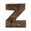 Rusztikális Betű   - "Z" (12) - Kicsi 7cm-0