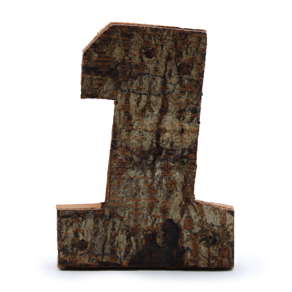 Rusztikális Szám- "1" (12) - Kicsi 7cm-0