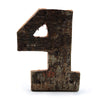 Rusztikális Szám- "4" (12) - Kicsi 7cm-0