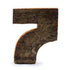 Rusztikális Szám- "7" (12) - Kicsi 7cm-0