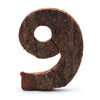 Rusztikális Szám- "9" (12) - Kicsi 7cm-0