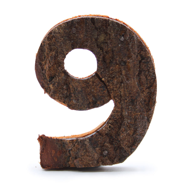 Rusztikális Szám- "9" (12) - Kicsi 7cm-0