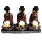 Antik Stílusú Buddha - "A Három Hűséges" Mécsestartó-3