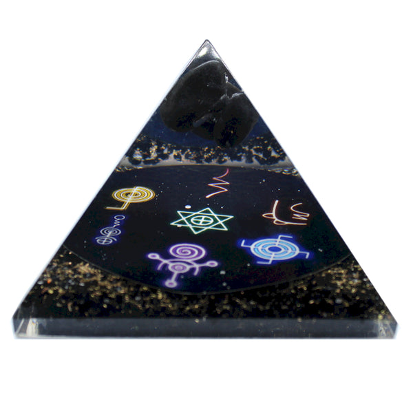 Orgonit Piramis - Éjféli Reiki - 90mm-0