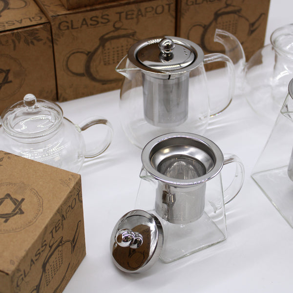 Teáskanna Szűrővel - Gömbölyű - 750ml-Ajándékdobozban-6