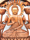 Buddha és Lótusz Panel - 40cm-1