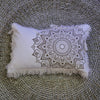 Lótusz Mandala Párnahuzat - 30x50cm - bronz-2