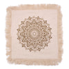 Hagyományos Mandala Párnahuzat - 45x45cm - fekete-3