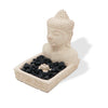 Buddha Fengshui Füstölő Állvány (krémszínű)-0