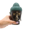 Nagy Antik Bronz Buddha Fej-2