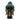 Kicsi Antik Bronz Buddha Fej-0
