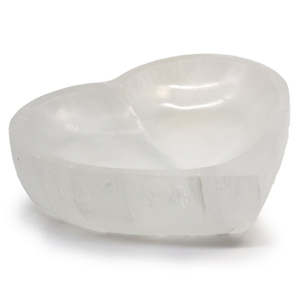 Szelenit Tál-Szív - 15cm-0