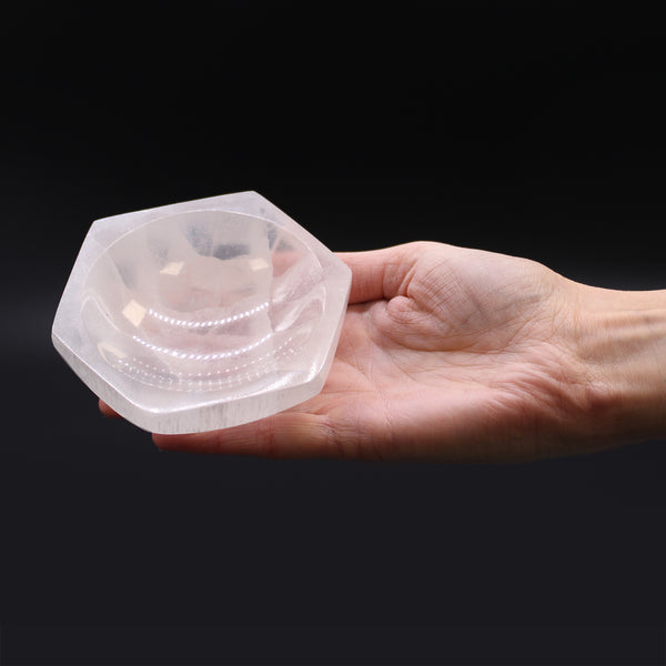 Szelenit Tál-Hexagonális-10cm-3