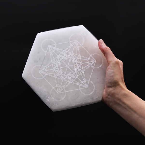 Hexagonális Energetizáló Alátét 18cm - Irány és Döntés-1