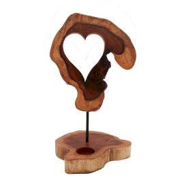 Gyertytartó Táblával - Heart-0