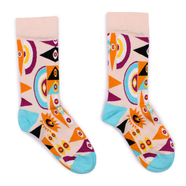 Hop Hare Bambusz Zokni S/M - Psychedelic-0