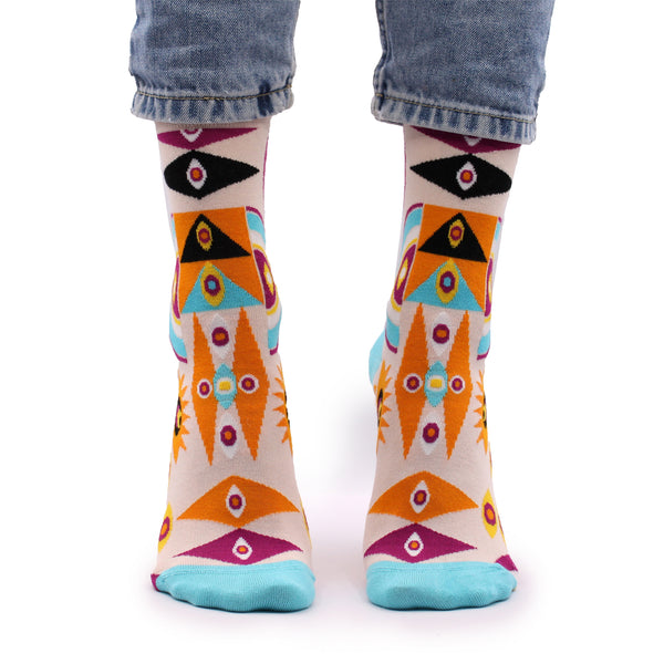Hop Hare Bambusz Zokni S/M - Psychedelic-2