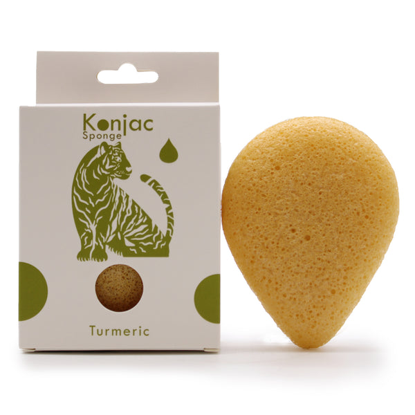 Csepp Alakú Konjac Szivacs - Gyömbér - Ránctalanító-0