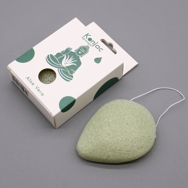 Csepp Alakú Konjac Szivacs - Aloe Vera - Ápoló-1