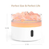 Himalája Só Aroma Diffúzor - Éjjeli fény - USB - Lángoló hatás-2
