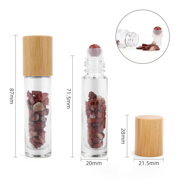 Roll-On Üvegcse 5ml - Vörös Jáspis- BambuszKupak-2