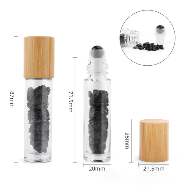 Roll-On Üvegcse 5ml - Fekete Turmalin- BambuszKupak-2