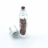 Roll-On Üvegcse 5ml - Vörös Jáspis- Ezüst Színű Kupak-0