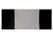 Indiai Pamut Szőnyeg - 70x170cm - Fekete / Szürke-2