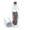 Roll-On Üvegcse 5ml - Vörös Jáspis- Ezüst Színű Kupak-5