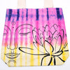 Színes Festett Pamut Táska (6oz) - 38x42x12cm - Lótusz Buddha - Színes-2