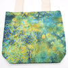 Színes Festett Pamut Táska (6oz) - 38x42x12cm -Mandala - Zöld/Kék-1
