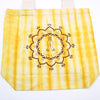 Színes Festett Pamut Táska (6oz) - 38x42x12cm -Namaste - Sárga-1