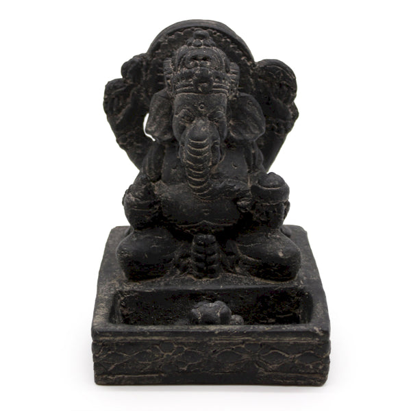 Ganesh Fengshui Füstölő Állvány (fekete antik)-0