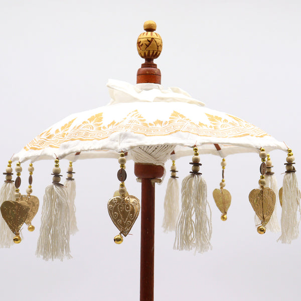 Bali Napernyő- Vászon - Arany- 40cm-2