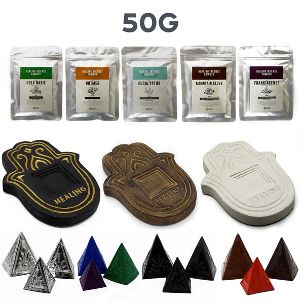Illatos Füstölőporok - kezdő együttes - 50g-0