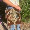 Csokoládébarna Kilim Válltáska-1