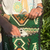 Zöld Kilim Válltáska-2