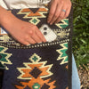 Sötétkék Kilim Válltáska-2