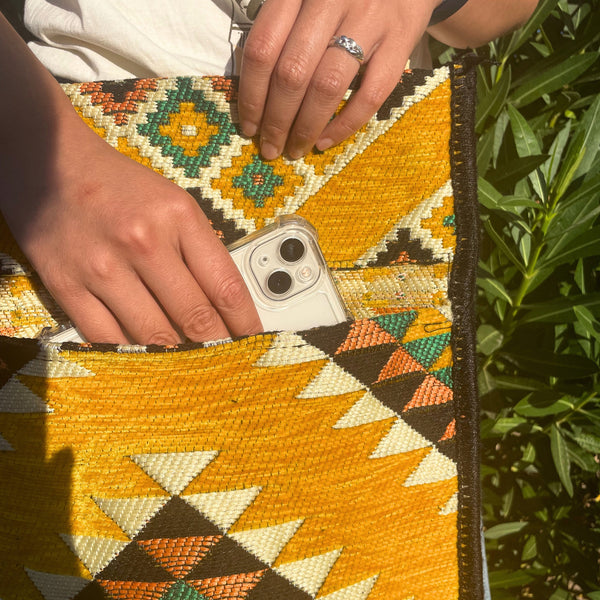 Sárga Kilim Válltáska-2