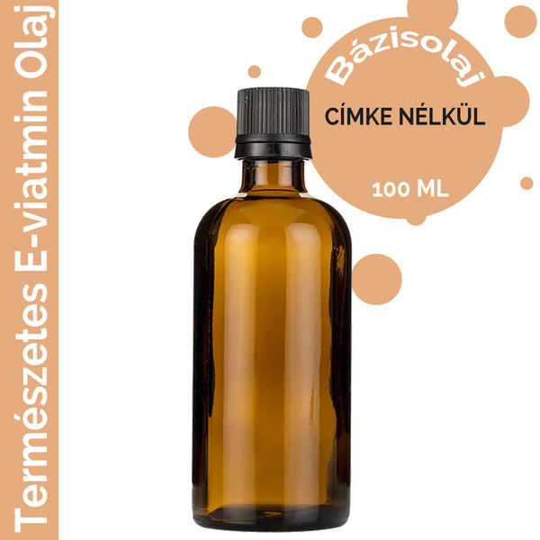 Természetes E-viatmin Bázisolaj- 100ml - Címke Nélkül-0