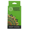Manifesztációs Gyertyák (12 darab) - Zöld - Szív Chakra-2