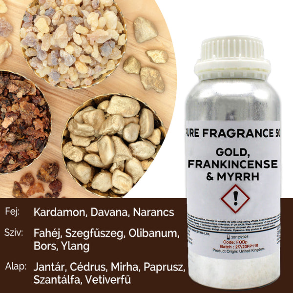 Arany, Tömjén és Mirha Illatolaj- 500ml-0