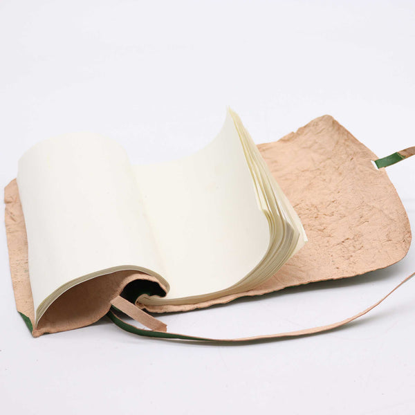 Tekercselt Napló - 96 oldal - Zöld - 21x15cm-2