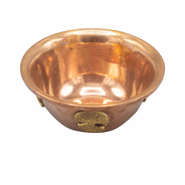 Antik Réz Tál - Életfa 12x5cm-1