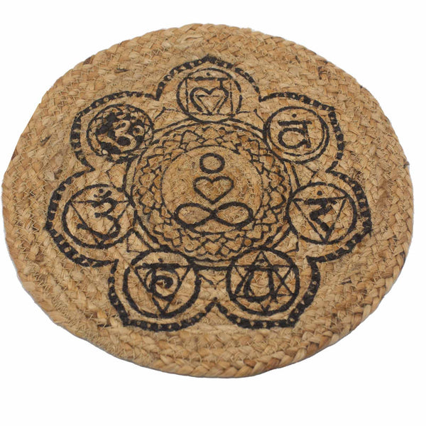 Natúr Tányéralátét - Juta 30cm - Chakra-0