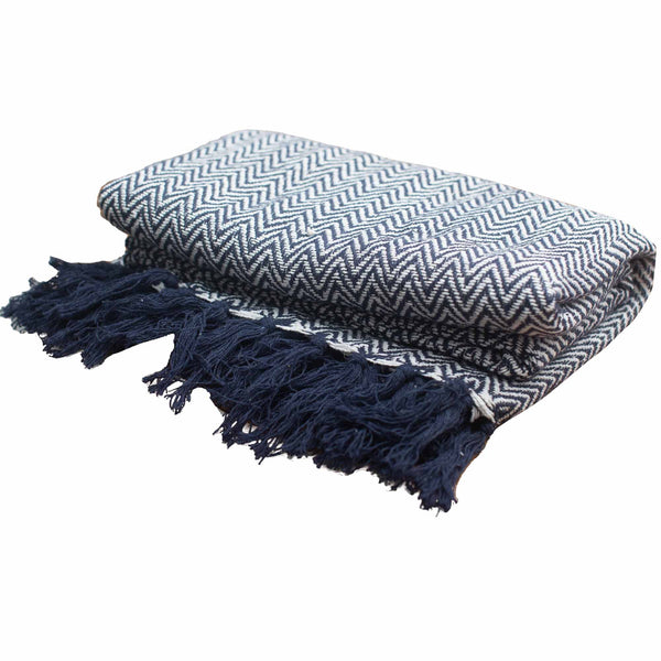 Boho Ágytakaró - Cikcakkos-2